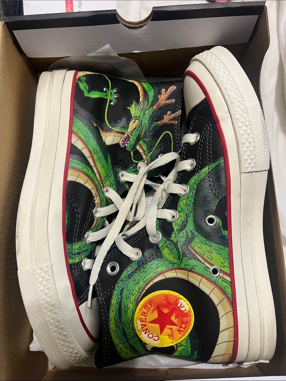Dragon Ball Converse shoes